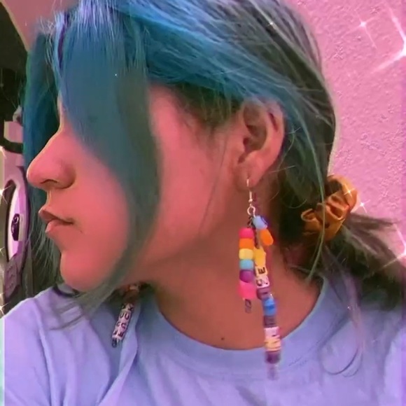 FUCK ICE - kandi earrings ! - Picture 2 of 2